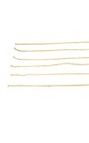 Gold Chain Necklace for men – Premium Gold Plated Fashion Chain for Daily & Trendy Look Everyday Style. (6 of pcs)