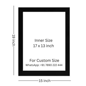 Buddha & His Famous Quote Photo Frame - Brown Frame, 11x15 Inches, Perfect for Office & Wall Decoration, Ideal Gift