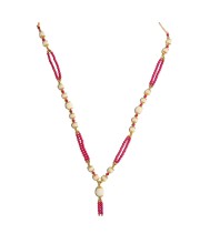 Handmade Multicolor Pearl Moti Mala Garland | 26 inch Decorative Haar for God Idol, Temple & Home Décor