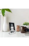 Car Desk/Table Top Sri Ramkrishna Acrylic L-Style Photo Stand - 2.5x3.5 Inches, Compact And Stylish Spiritual Display (F6703)