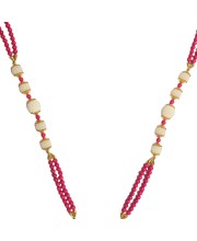 Handmade Multicolor Pearl Moti Mala Garland | 26 inch Decorative Haar for God Idol, Temple & Home Décor Handmade Multicolor Pearl Moti Mala Garland | 26 inch Decorative Haar for God Idol, Temple & Home Décor