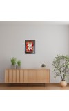 Hi Tech Sales Panchamukhi Hanuman Polystyrene Photo Frame for Wall Decor Home, Office, and Temple (Wallmount, Printed Photo, Pack of 1)