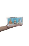 Hitech Sales Swami Vivekananda and Ramakrishna Paramahansa and Sarada maa photo, Three pictures in one Frame, Acrylic photo frame for Table, living room, gifts (6 x 3 inch)