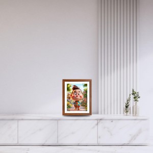 AI Funny Cute Boy Art Picture for Kids - 18x22 inches, Brown Color - Perfect Wall Decor for Children's Room AI Funny Cute Boy Art Picture for Kids - 18x22 inches, Brown Color - Perfect Wall Decor for Children's Room