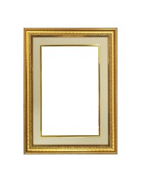 HiTechMart Gold Ornate Blank Picture Frame – 11x7 Inch with Elegant Matting – Classic Wall & Tabletop Display – Vintage-Style Decorative Photo Frame – Ideal for Home, Office & Gifts (1)