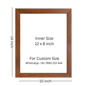Buddha & His Famous Quote Photo Frame - Brown Frame, Perfect for Office & Wall Decoration, Ideal Gift Buddha & His Famous Quote Photo Frame - Brown Frame, Perfect for Office & Wall Decoration, Ideal Gift