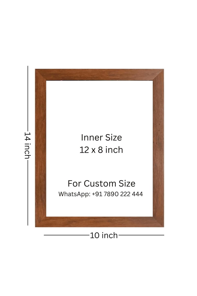 A P J Abdul Kalam & Famous Quote Brown Frame, 10x14InchesInspirational Wall Art for Office, Home DecorIdeal Spiritual Gift