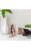 Car Desk/Table Top Bhagavan Krishna Acrylic L-Style Photo Stand - 2.5x3.5 Inches, Compact And Stylish Spiritual Display (F6713)