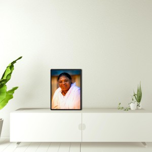 Mata Amritanandamayi (Amma) Laminated Photo (13x15 Inches Without glass) Divine Blessings for Table and Walls,Home & Office and Temple Decoration