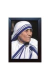 Hitech Mother Teresa Laminated photo frame for table, Study & living room, gifts (Pvc Frame and Front face - Glass, 8 x 6 inch)