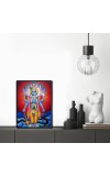 Vishnu Laminated Photo - 13x15 Inches, Divine Blessings for Home & Office and Temple Decoration