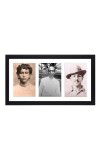 Biplabi Khudiram Bose, Master Da Surya Sen and Sahid Bhagat Singh three black and white Photos in One Frame | (Wall and Tabletop, Printed Photo, 8 x 14 inches Frame, Black)
