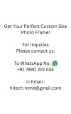HiTechMart Gold Ornate Blank Picture Frame - 11x11 Inch Outer Size, Fits 8.5x8.5 Inch Photo - Vintage Wall & Tabletop Display (1)