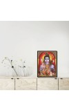 Shiva Family Laminated Photo - 5x7 Inches, Divine Blessings for Home & Office and Temple Decoration