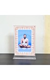 HiTechMart Sri Ramkrishna Paramahansa Dev Acrylic Photo Frame, Hindu God Idol Picture for Home, Office and Mandir, Decorative Frame for Pooja and Gifting