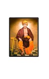 Swami Dayananda Saraswati Laminated Photo - 5x7 Inches, Divine Blessings for Home & Office and Temple Decoration