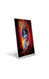 Car Desk/Table Top Divine Krishna Acrylic L-Style Photo Stand - 2.5x3.5 Inches, Compact And Stylish Spiritual Display (F6727)