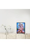 Hanuman with Ram Sita Laminated Photo - 5x7 Inches, Divine Blessings for Home & Office and Temple Decoration