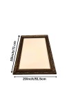 Classic Vintage Brown & Gold Decorative Photo Frame | Ornate Design Wall & Tabletop Picture Frame for Home Décor, Office & Gift Use (28inch/71 cm, 20inch/51.5cm)