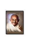 Mahatma Gandhi Laminated Photo - 5x7 Inches, Divine Blessings for Home & Office and Temple Decoration