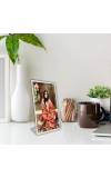 Car Desk/Table Top Anandamayi Ma Acrylic L-Style Photo Stand - 2.5x3.5 Inches, Compact And Stylish Spiritual Display (F6716)