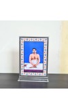 HiTechMart Sri Anukul Chandra Thakur Acrylic Photo Frame, Hindu God Idol Picture for Home, Office and Mandir, Decorative Frame for Pooja and Gifting