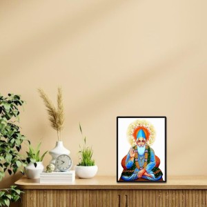 Kabir Das Laminated Photo - 7x9 Inches, Divine Blessings for Home & Office and Temple Decoration