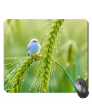 Customized Cute Bird Picture Sublimation Mouse Pad | 8 X 7.5 Inch | Smooth Cloth Surface | Non-Slip Rubber Base | Personalized Mousepad for Laptop & Desktop (F17235)