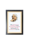 A. P. J. Abdul Kalam & His Famous Quote Photo Frame - Black Frame, 11x15 Inches, Perfect for Office & Wall Decoration, Ideal Gift