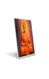 Car Desk/Table Top Sri Swami Vivekananda Acrylic L-Style Photo Stand - 2.5x3.5 Inches, Compact And Stylish Spiritual Display (F6709)