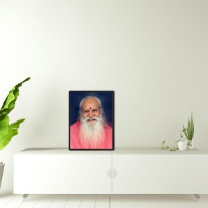Swami Satchidananda Laminated Photo - 5x7 Inches, Divine Blessings for Home & Office and Temple Decoration