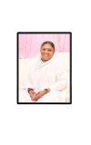 Mata Amritanandamayi (Amma) Laminated Photo - 13x15 Inches, Divine Blessings for Home & Office and Temple Decoration