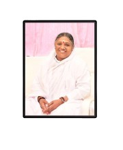 Mata Amritanandamayi (Amma) Laminated Photo - 11x13 Inches, Divine Blessings for Home & Office and Temple Decoration
