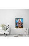 Hanuman Laminated Photo - 5x7 Inches, Divine Blessings for Home & Office and Temple Decoration