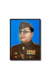 Netaji Subhash Candra Bose Laminated Photo - 5x7 Inches, Divine Blessings for Home & Office and Temple Decoration