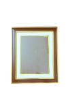 Premium Wooden Photo Frame with Golden Border | Classic Wall & Tabletop Display Frame for Home & Office Décor | Suitable for Certificates, Photos & Artwork (Brown & Golden)