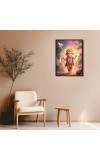 Ganesh Laminated Photo - 13x15 Inches, Divine Blessings for Home & Office and Temple Decoration
