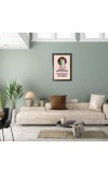 Osho Rajneesh & His Famous Quote Photo Frame - Brown Frame, 11x15 Inches, Perfect for Office & Wall Decoration, Ideal Gift