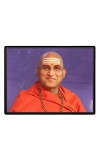 Swami Avdheshanand Giri Laminated Photo (9x11 Inches Without glass) Divine Blessings for Table and Walls,Home & Office and Temple Decoration
