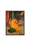 Meera bai Laminated Photo - 9x11 Inches, Divine Blessings for Home & Office and Temple Decoration