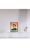Netaji Subhash Candra Bose Laminated Photo - 5x7 Inches, Divine Blessings for Home & Office and Temple Decoration