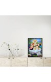 Saraswati Laminated Photo - 5x7 Inches, Divine Blessings for Home & Office and Temple Decoration