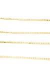Gold Chain Necklace for men – Premium Gold Plated Fashion Chain for Daily & Trendy Look Everyday Style. (6 of pcs)