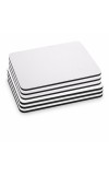 Mouse Pad, Blank White Sublimation Mouse Pad with Anti-Slip Natural Rubber Base, Smooth Surface for Office, Home & Gaming - Pack of 6