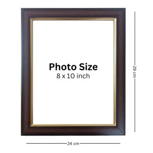 Hitech Sales Shri Chaitanya Mahaprabhu Photo Frame for Pooja Room, Temple Decor, Home Decoration and Gift (Wall and Tabletop, Rectangular, Polystyrene Frame, Printed Photo, 24 x 29 cm, Black)