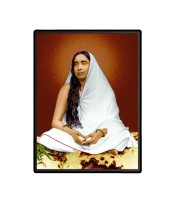 Ma Sarada Laminated Photo - 5x7 Inches, Divine Blessings for Home & Office and Temple Decoration