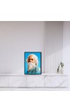 Rabindranath Tagore Laminated Photo - 11x13 Inches, Divine Blessings for Home & Office and Temple Decoration