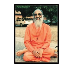 Swami Chinmayananda Laminated Photo - 5x7 Inches, Divine Blessings for Home & Office and Temple Decoration