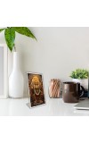 Car Desk/Table Top Goddess Kali Acrylic L-Style Photo Stand - 2.5x3.5 Inches, Compact And Stylish Spiritual Display (F6666)