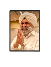 Sant Rajinder Singh Ji Maharaj Laminated Photo - 7x9 Inches, Divine Blessings for Home & Office and Temple Decoration